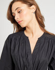 MILLE Clothing Marta Dress in Black Poplin