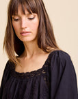 MILLE Clothing Maureen Top in Black Eyelet