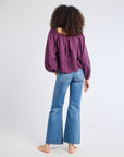 MILLE Clothing Maureen Top in Plum Eyelet
