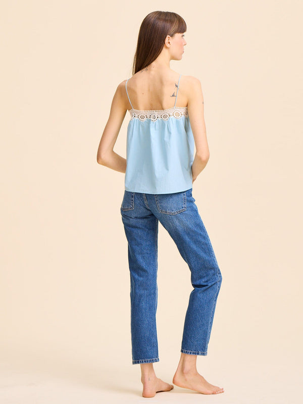 Maxine Top in Robin's Egg — view 5