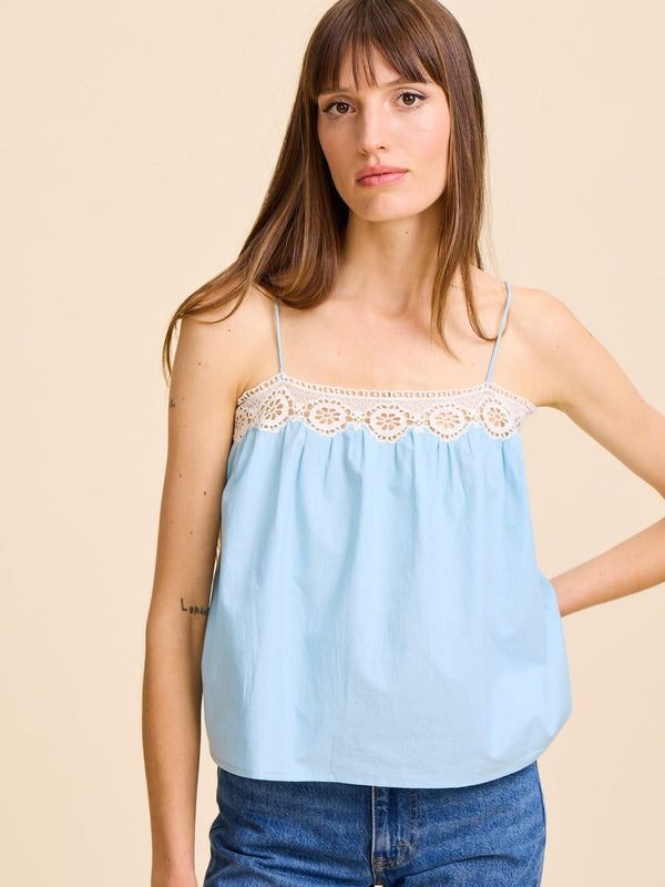 Maxine Top in Robin's Egg — view 1