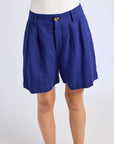 MILLE Clothing Maxwell Short in Navy Linen