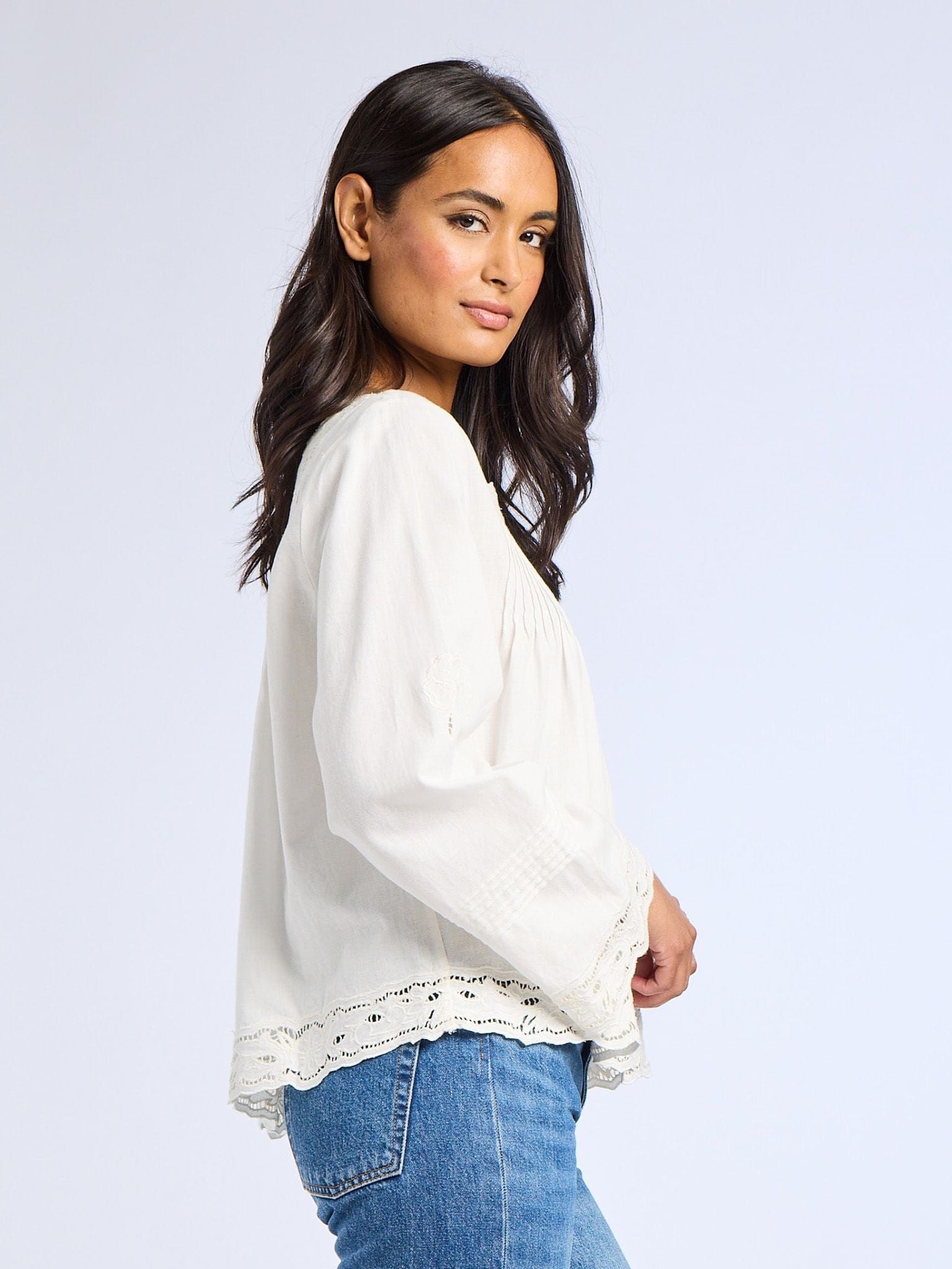 Mel Top - White