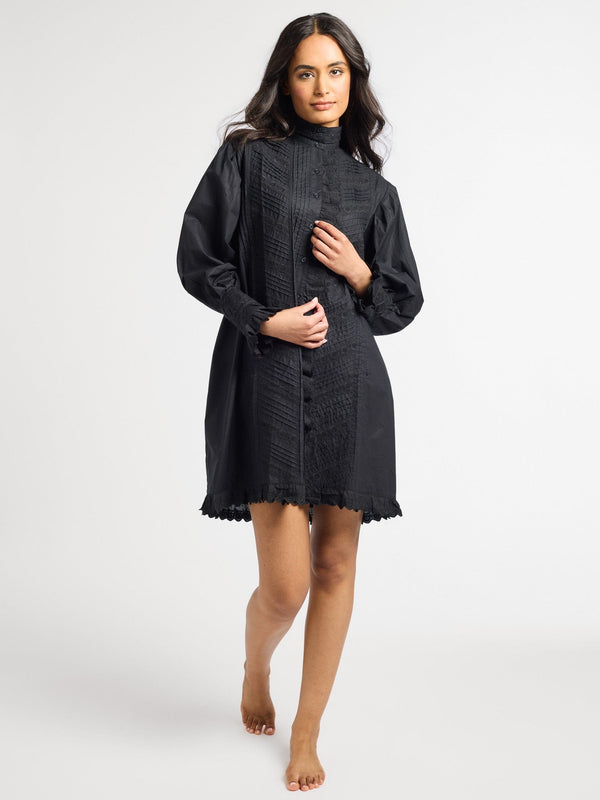 Mika Dress in Black — view 4