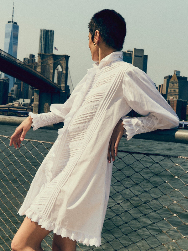 Mika Dress in White — view 9