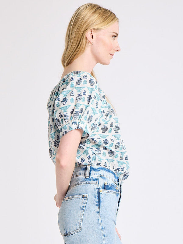 Naomi Top in Athens Print — view 4