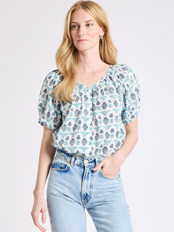 Naomi Top in Athens Print — view 3