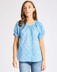 MILLE Clothing Naomi Top in Charleston Floral