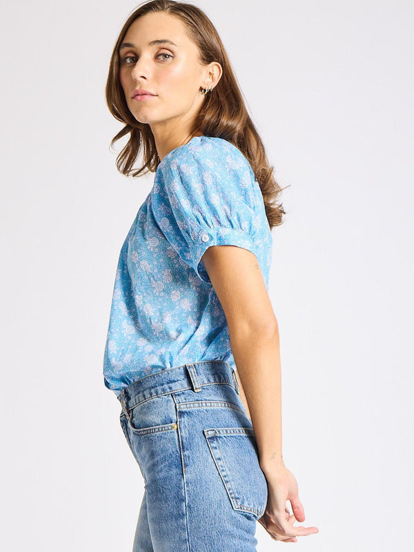 Naomi Top in Charleston Floral — view 7