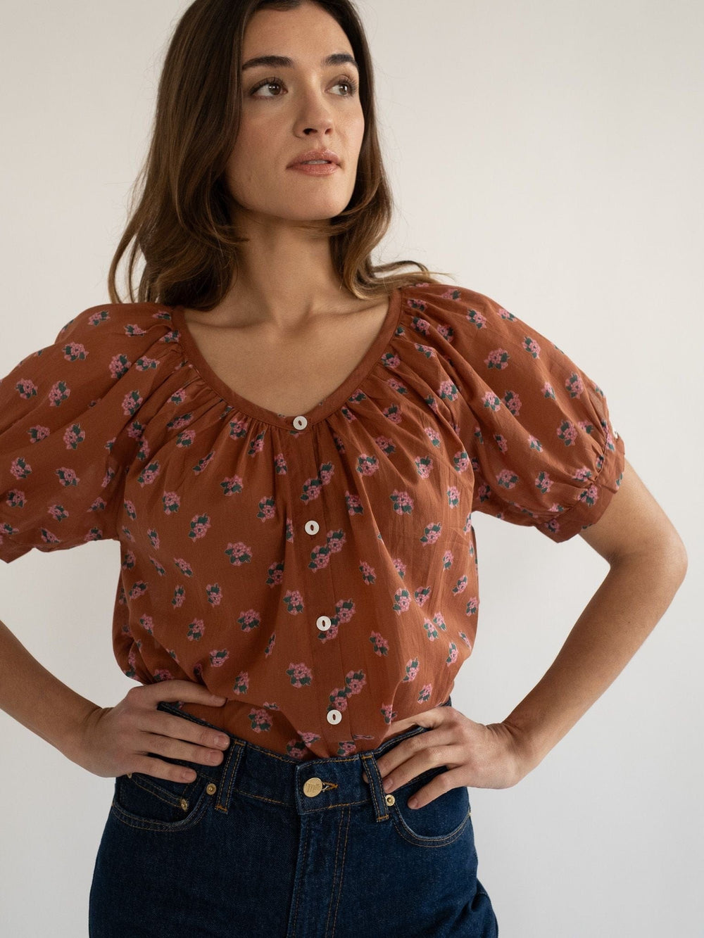 Naomi Top in Petite Bouquet