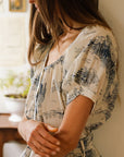 MILLE Clothing Naomi Top in Western Toile