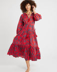 MILLE Clothing Natalia Dress in Carmine