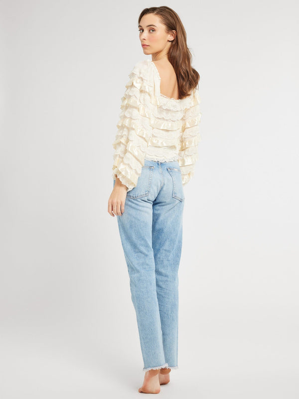 Nelle Top in Vintage Lace — view 5