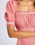 MILLE Clothing Nicolette Dress in Red Gingham