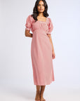 MILLE Clothing Nicolette Dress in Red Gingham