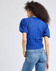 MILLE Clothing Nina Henley in Cobalt
