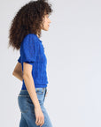 MILLE Clothing Nina Henley in Cobalt