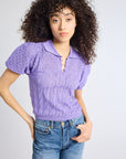 MILLE Clothing Nina Henley in Periwinkle