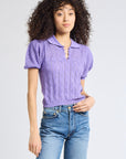 MILLE Clothing Nina Henley in Periwinkle