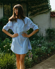 MILLE Clothing Noa Dress in Blue Oxford