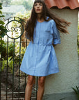 MILLE Clothing Noa Dress in Blue Oxford