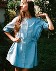 MILLE Clothing Noa Dress in Blue Oxford