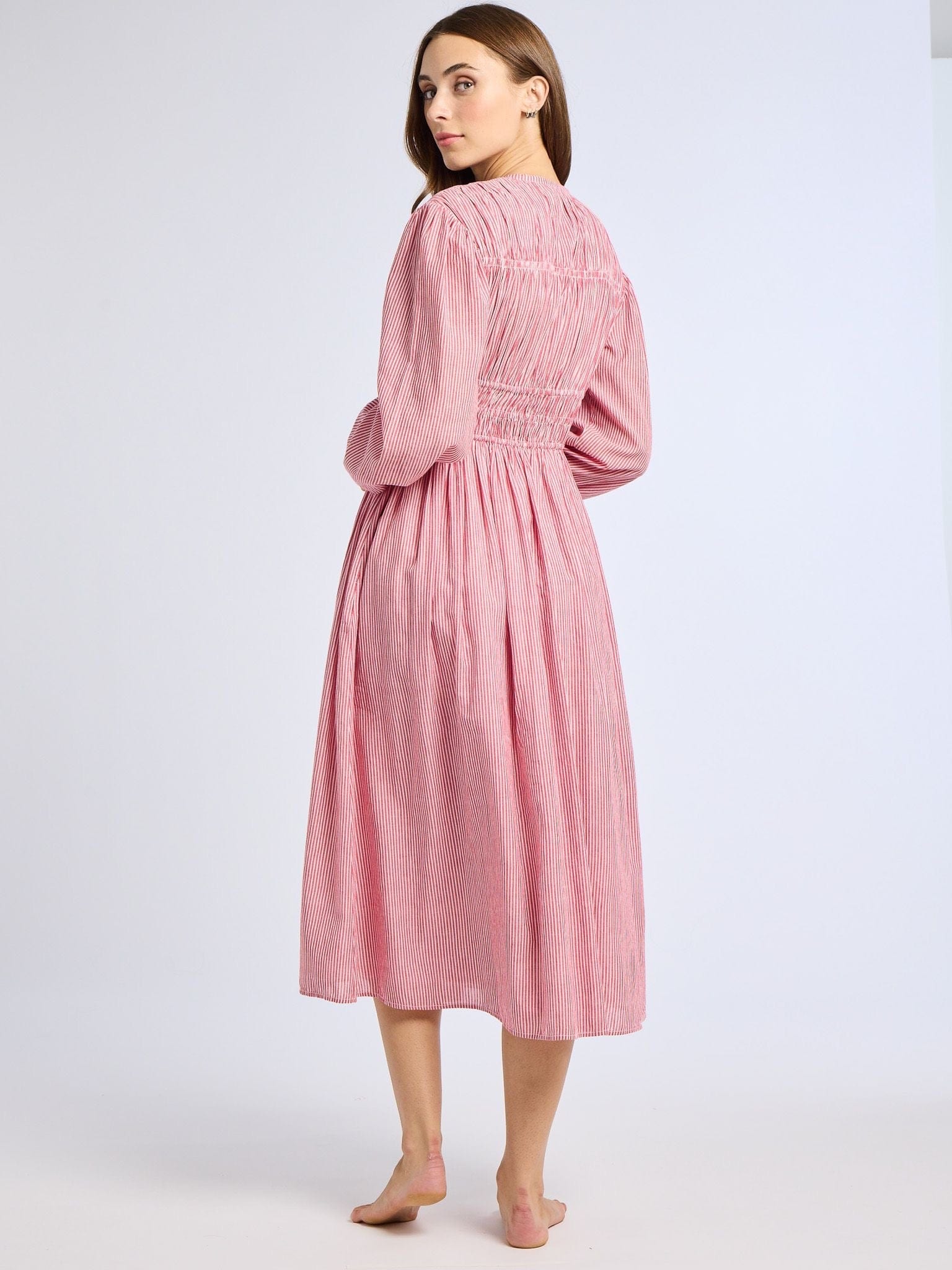 MILLE Clothing Nora Dress in Tango Stripe