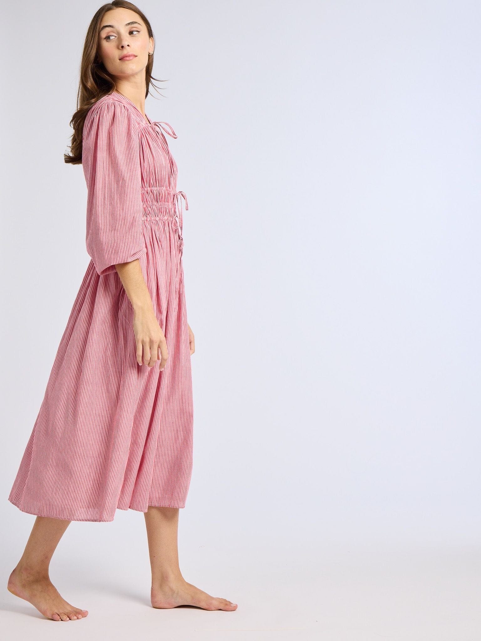 MILLE Clothing Nora Dress in Tango Stripe