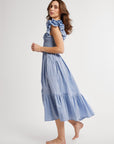 MILLE Clothing Olympia Dress in Chambray Polka Dot