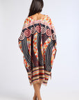MILLE Clothing One Size Georgia Caftan in Maar Print