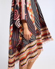 MILLE Clothing One Size Georgia Caftan in Maar Print