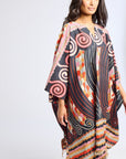 MILLE Clothing One Size Georgia Caftan in Maar Print