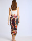 MILLE Clothing One Size Pareo in Maar Print