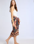 MILLE Clothing One Size Pareo in Maar Print