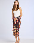MILLE Clothing One Size Pareo in Maar Print