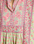 MILLE Clothing One Size Playa Caftan in Tulip Print