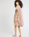 MILLE Clothing One Size Playa Caftan in Tulip Print