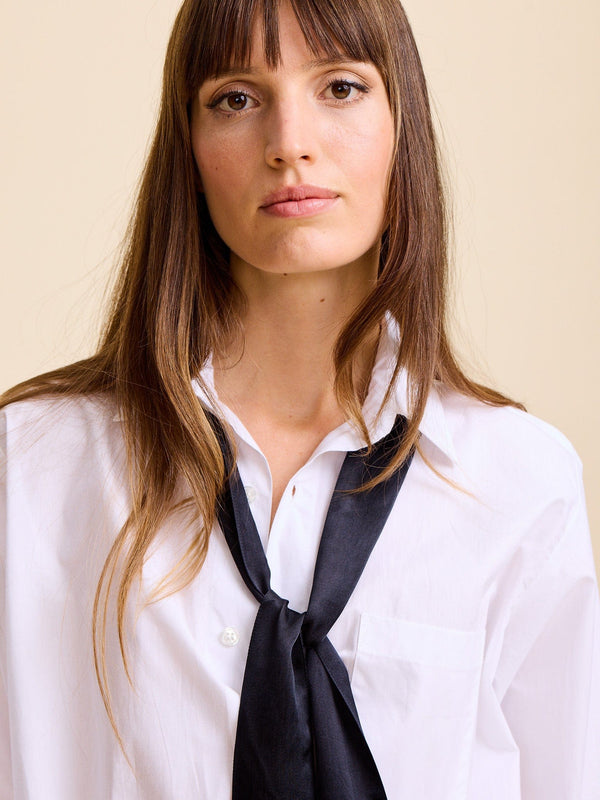 Suki Beaded Scarf in Black — view 10