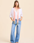 MILLE Clothing One Size Suki Beaded Scarf in Blush