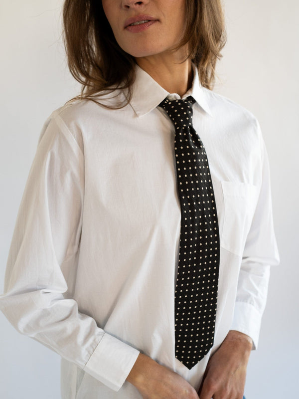 Zoe Necktie in Polka Dot — view 4