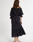 MILLE Clothing Paloma Dress in Black Swiss Dot