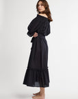 MILLE Clothing Paloma Dress in Black Swiss Dot