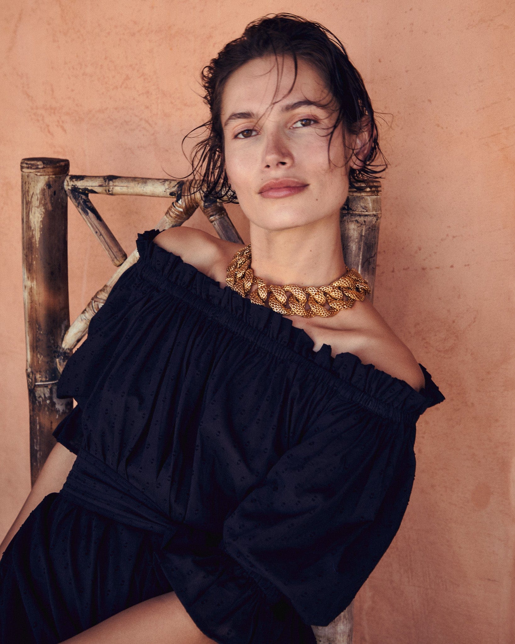 Paloma Dress in Black Swiss Dot – MILLE