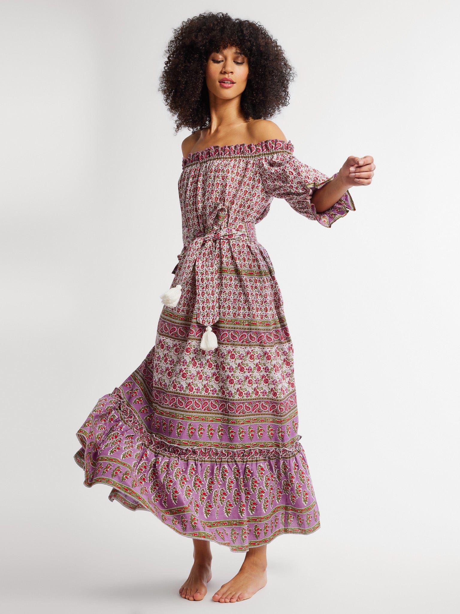 MILLE Clothing Paloma Dress in Heirloom