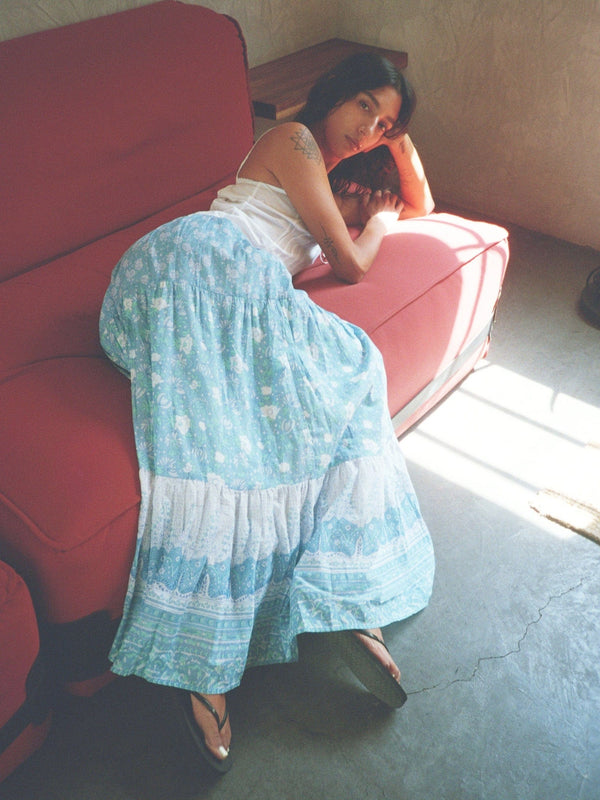 Paola Skirt in Charleston Floral — view 10
