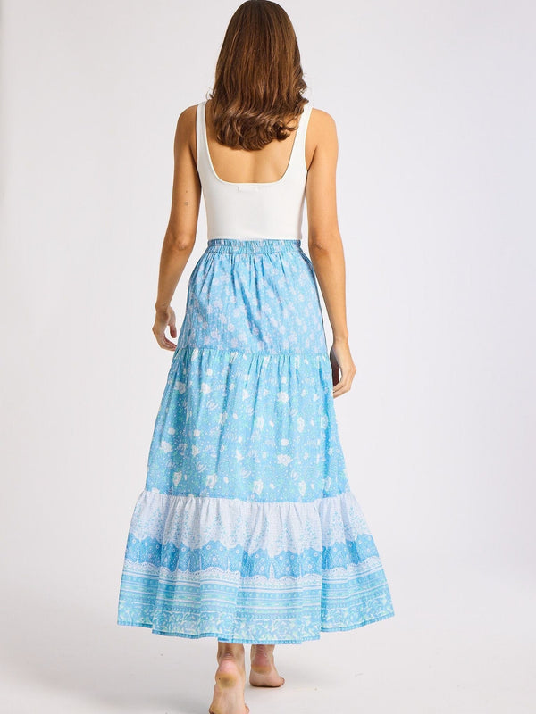 Paola Skirt in Charleston Floral — view 7