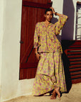 MILLE Clothing Paola Skirt in Citron Floral