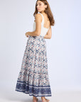 MILLE Clothing Paola Skirt in Navy Floral
