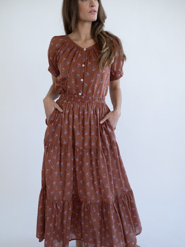 Paola Skirt in Petite Bouquet — view 4