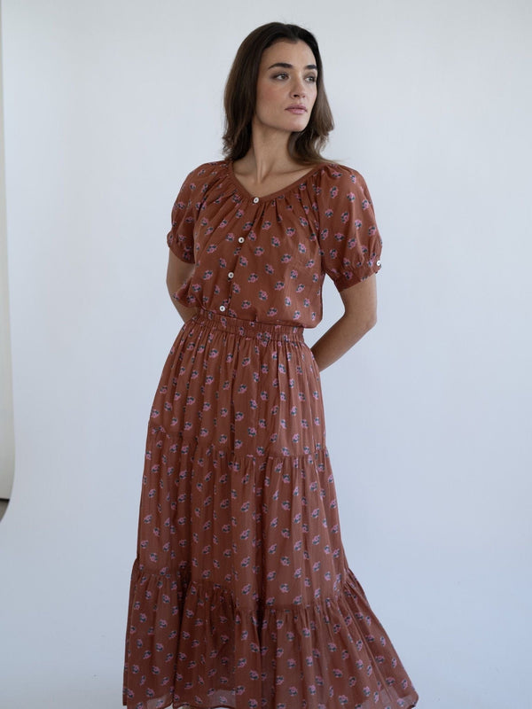 Paola Skirt in Petite Bouquet — view 10
